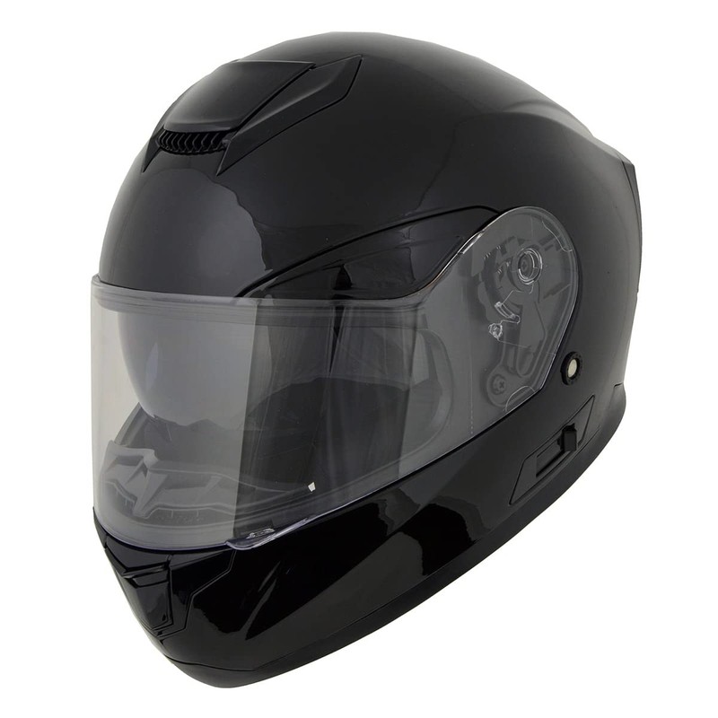 Milwaukee Helmets MPH9836DOT Sweeper Gloss Black DOT Approved Motorcycle Full