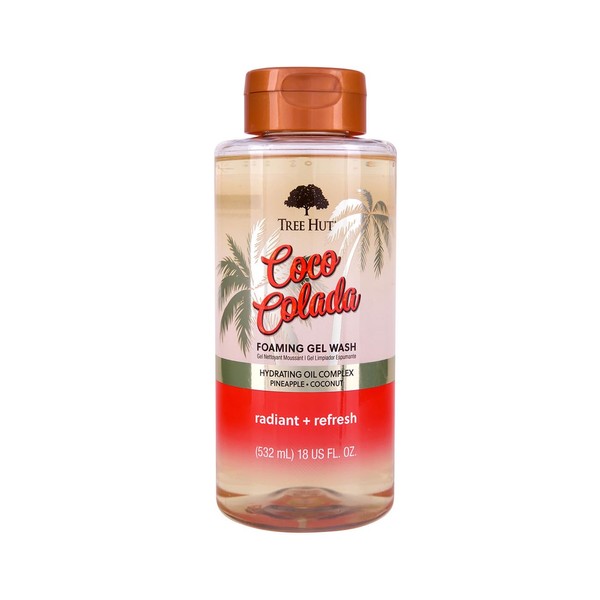 TREE HUT, Gel Limpiador Espumoso, Radiante y Refrescante, Aroma Coco
