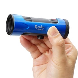 Kenko 429051 Ultra View I Monocular 7-21x21 7-21x 21x 21x 21mm Zoom, Blue