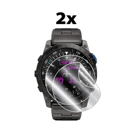 IPG for GARMIN D2 Mach 1 Pro Smartwatch Hydrogel Screen Protector (2 Units) Invisible HD Clear Film Anti Scratch Guard-Smooth/Self-Healing/Bubble Free for Mach1Pro