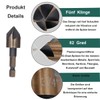 KEWAYO Countersink Drill Bit Set for Metal, Countersink 82°, Countersink