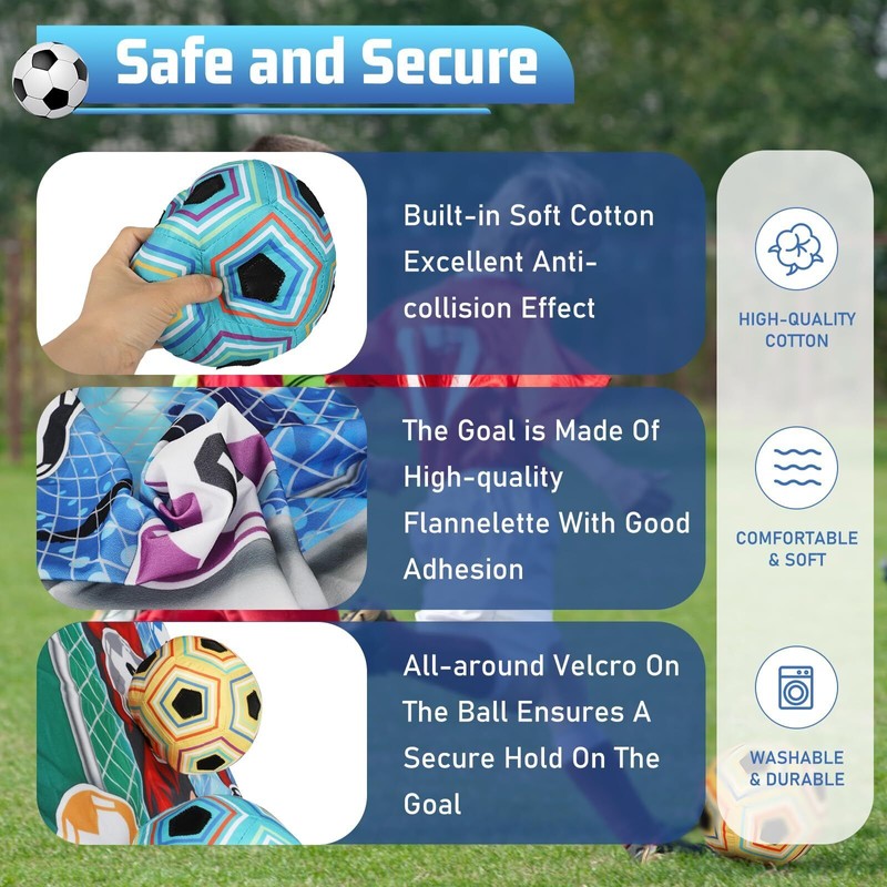 VATOS Soccer Ball Game Set for Kid Indoor Outdoor Backyard