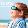 RIVBOS Kids Sunglasses Polarized Rubber UV Protection with Glasses Strap