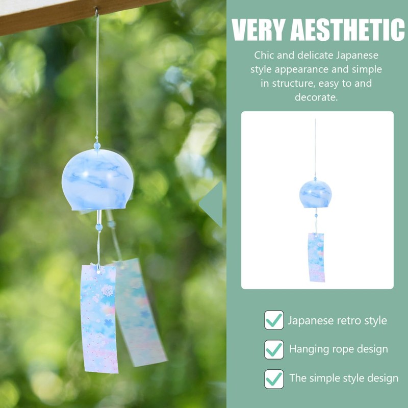 YARNOW Wind Chime, Glass Wind Chime, Edo Wind Chime, Stylish,