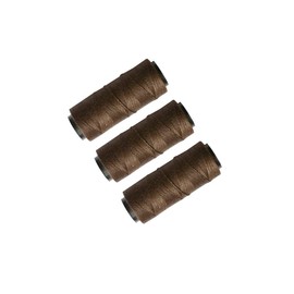 3 Rolls Sewing Thread for Hair Weave Bundles, Hair Extensions, Sewing Hair Weft, Making Wig DIY Weaving Thread (Dark Brown)