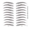 Yesallwas 2 Sheet 20 Pairs Eyebrow Tattoo Brown tattoo brow