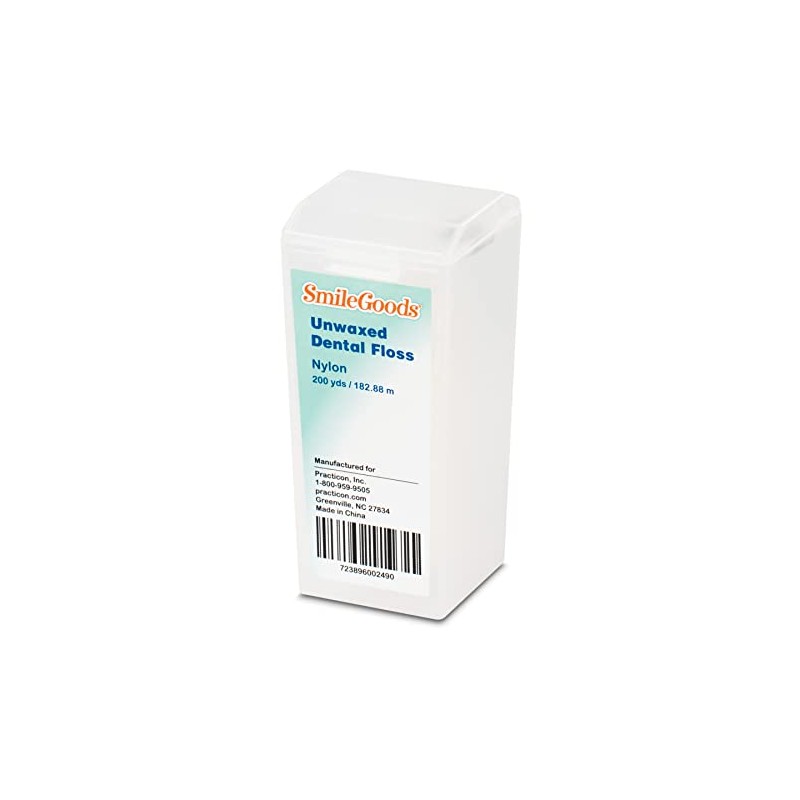 Practicon SmileGoods Hilo Dental sin Encerar Nailon 200 Yardas