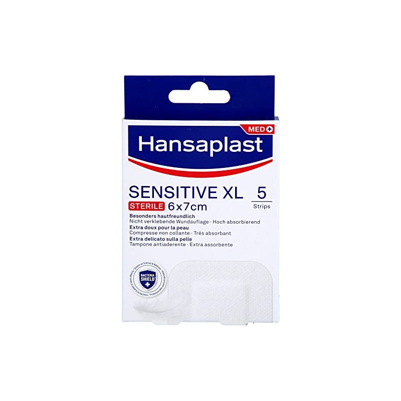 Hansaplast Sensitive Sterile Wound Dressing 6 x 7 cm