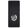 MSH Modern Stainless Hardware Model R7 Black Doorbells, R-Series Anodized