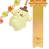 Sanrio 297682 Clear Keychain Clear Plump 3D Pompom Pudding POMPOMPURIN