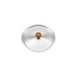 Kiya Aluminum Lid for Snow Flat Pot, Hammered Snow Pot Lid, 7.1 inches (18 cm)