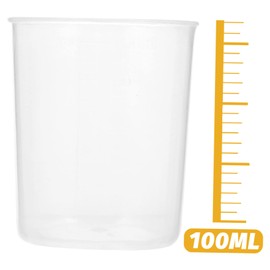 LABRIMP 50pcs Graduated Measuring Cups Scale Multipurpose Measuring Tools for and Crafts Accurate Chemical Cups for Liquid and Solid Measurements