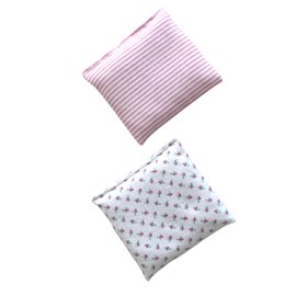 Hot/Cold Therapy Pak, Ultra Mini, Microwaveable Rice Bag (Pink Combo 2)