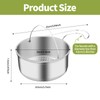 Stainless Steel Swan Sink Strainer Basket, Faucet Hanging Filter Multi-Functional