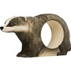 Wildlife Garden WG4569 Napkin Ring Badger - Hand Carved Wooden
