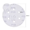 150mm Sanding Discs 120 Grit, 50Pcs 150mm Sand Paper for