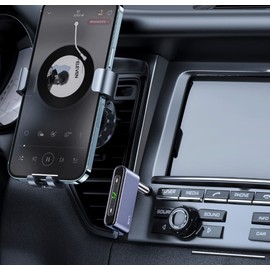 LivX Quick Bluetooth Receiver 3.5mm Jack Aux Wireless Audio Araç Kiti Mikrofonlu Stereo Ses Aktarım Navigasyon Yayını LIVX-WAC