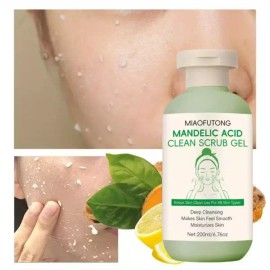 Mandel-san 1+1 만델산 스크럽 젤 얼굴 및 몸 딥 클렌징 부드러운 각질 제거 활력 회복 클렌징 젤 [강황 각질제거젤 100g] 1+1 Mandelic Acid Scrub Gel for Face and Body Deep Cleansing Soft Exfoliating Revitalizing Cleansing Gel [Turmeric Exfoliating Gel 100g]