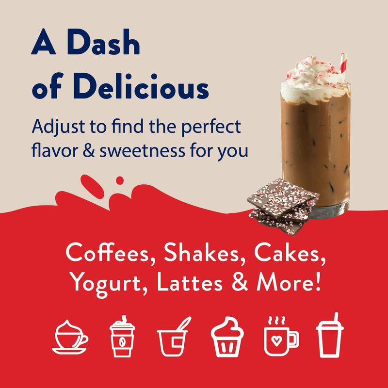 Jordan's Skinny Syrups Sugar Free Coffee Syrup, Peppermint Mocha Flavor,