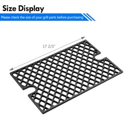 Grillflame GR2205723-OG-00 Grill Grates Replacement Parts for Outdoor Gourmet 6 Burner Grill Parts GR2205720-OG-00 162193 FSOGBG1108 FSOGBG1106 GR2215120-OG-00 4 Burner Gas Grill Cooking Grates