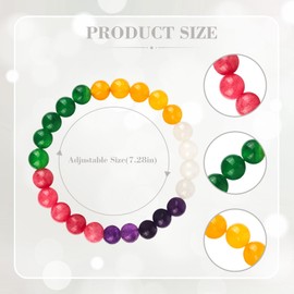 Money Wealth Success Bracelet Protection Bracelet for Men Women 8mm Natural Stone Jade Citrine Agate Lucky Bracelet Healing Calming Anxiety Stress Relief Gifts