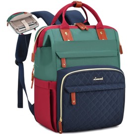 LOVEVOOK Laptop Backpack for Women, 15.6'' Waterproof Nurse Bag Teacher Work Backpack Purse for Women, Travel Computer Backpack for College Office Business Ladies