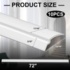 Maasechs 10 Pack 72" Vinyl Snap in Window Glazing Bead