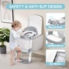 COOSEYA Potty Training Toilet with Step Stool Ladder, Toddler Kids