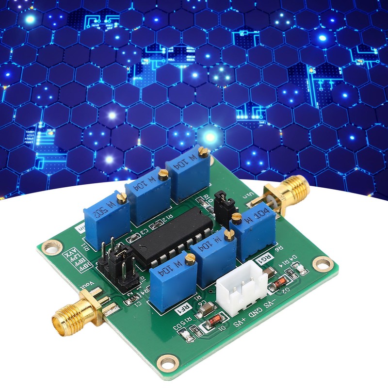 Active Filter Board UAF42 Adjustable Highpass Lowpass Bandpass Filter Module