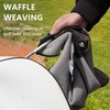 4Monster Golf Towels 3-Pack with Detachable Magnet and Portable Pouch,