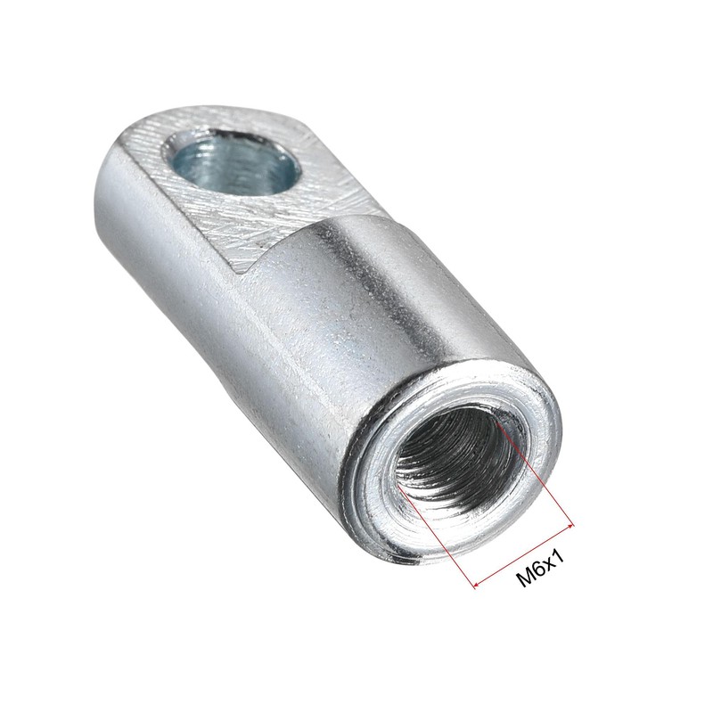 sourcing map Air Cylinder Rod Clevis End M6x1 Female Thread