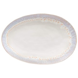 Costa Nova Stoneware Ceramic Brisa Collection Large Oval Platter, Sal