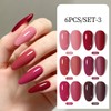 6 Pcs Gel Semipermanente Color Gel Esmalte De Uñas Esmaltes