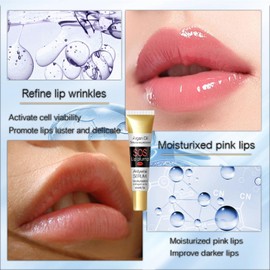 LYNTYAOU Lip Plumper, Instant Volumizing Lip Plumping Gloss, Hydrating Moisturizing Lip Oil Reduces Lip Lines for Fuller Lips, Increase Lip Elasticity, Reduce Fine Lines Lip Care Serum Essence Lips Enhancer