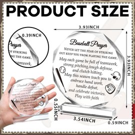 Wesiti Baseball Gifts Christmas Gift for Women Appreciation Gift Christmas Decoration Christmas Plaque Thank You Gift Christmas Table Centerpiece Sign for Home Room Bedroom Kitchen Table Decor