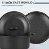 6 QT Basics Cast Iron Dutch Oven Pot with Lid