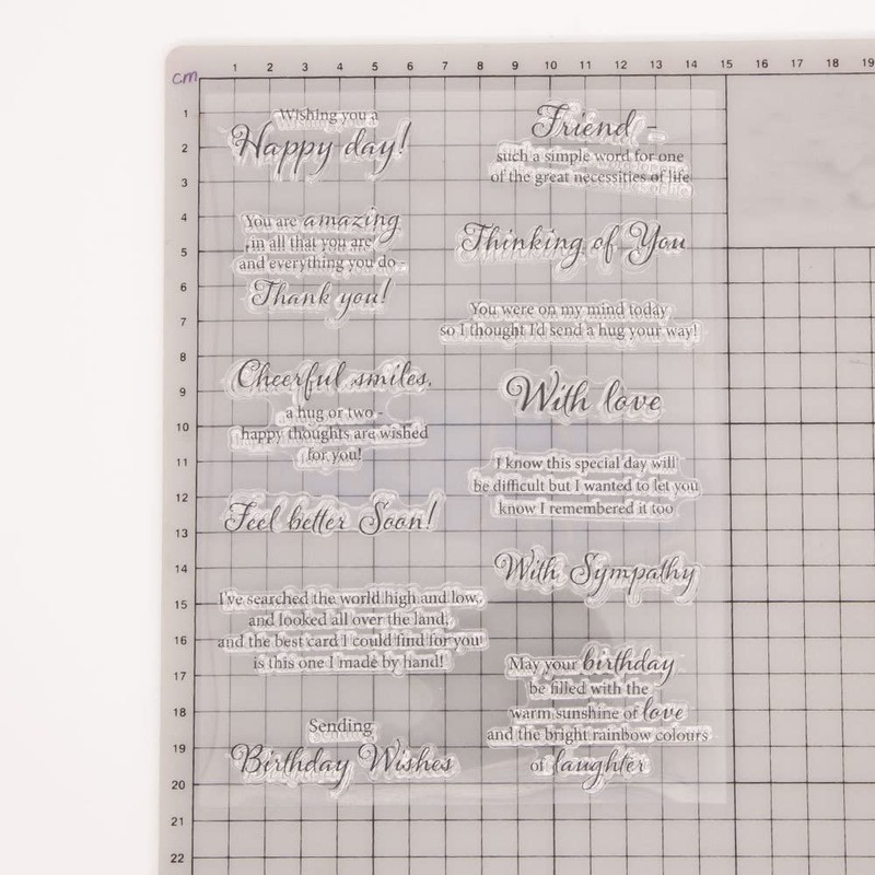 arriettycraft Phrase Sentiment Thinking of You with Sympathy Friends Birthday