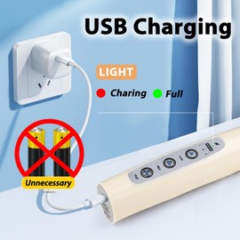 Sakgos Rechargeable Milk Frother Handheld (Without Stand, Beige)