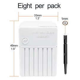 MiniR/miniReceiver Wax Guards Filters for Siemens/Signia Hearing Aids with Cleaning Brush Tools and Carry Case-6packs