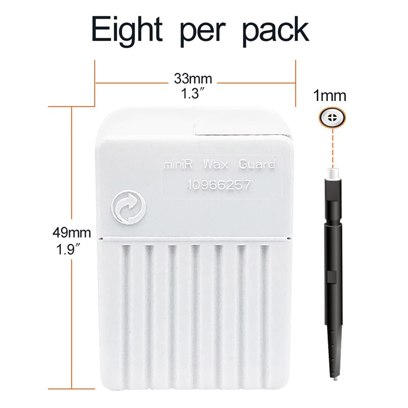 MiniR/miniReceiver Wax Guards Filters for Siemens/Signia Hearing Aids with Cleaning