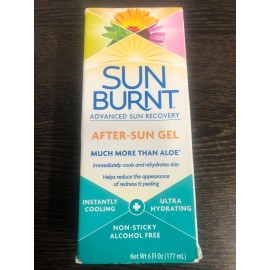 Sunburnt Sun Burnt After-Sun Daily Recovery Cooling Gel 6 oz EXP.  05/2026