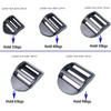 Ladder Lock Slider 20mm,25mm,32mm,38mm,50mm Plastic Ladderlock Slider Buckle Ladder Sliders