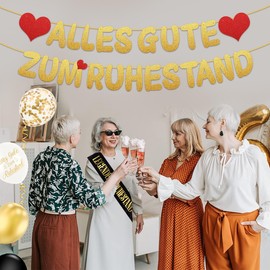 Pre-Assembled Retirement Decoration, Happy Retirement Garland, Garland Retirement, Retirement Good, Balloons Retirement