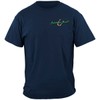 Flag Shirt tee Shirts Striped Bass Tshirt - Navy -