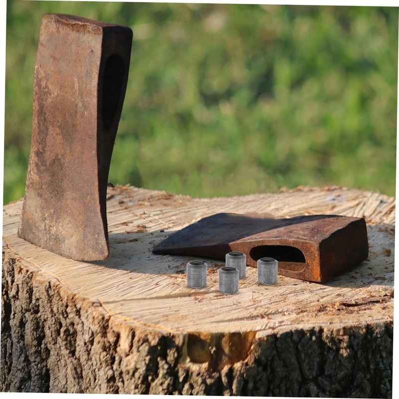 Abaodam 10pcs Iron Wedge Kit with Classic Wooden Handle Safety