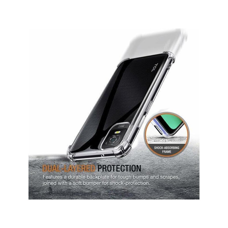 Ezydigitals Case for Telstra T-Inspire Clear Shockproof [Slim] Scratch Resistant