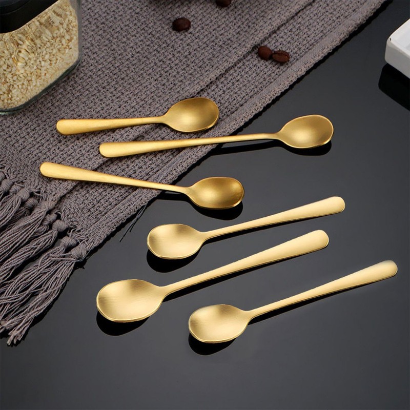 8-Piece Mini Spoon, Espresso Spoon, Kitchen Spice Spoon, Ice Dessert