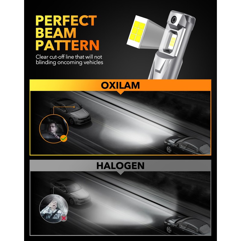 OXILAM M5S 9OO5 Bulbs 2024 1:1 Halogen Size, 30000LM Brighter