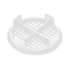 25 x White Plastic 70mm Round Soffit Air Vents/Upvc Push