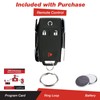 KeylessOption Keyless Entry Remote Control Car Key Fob Replacement for